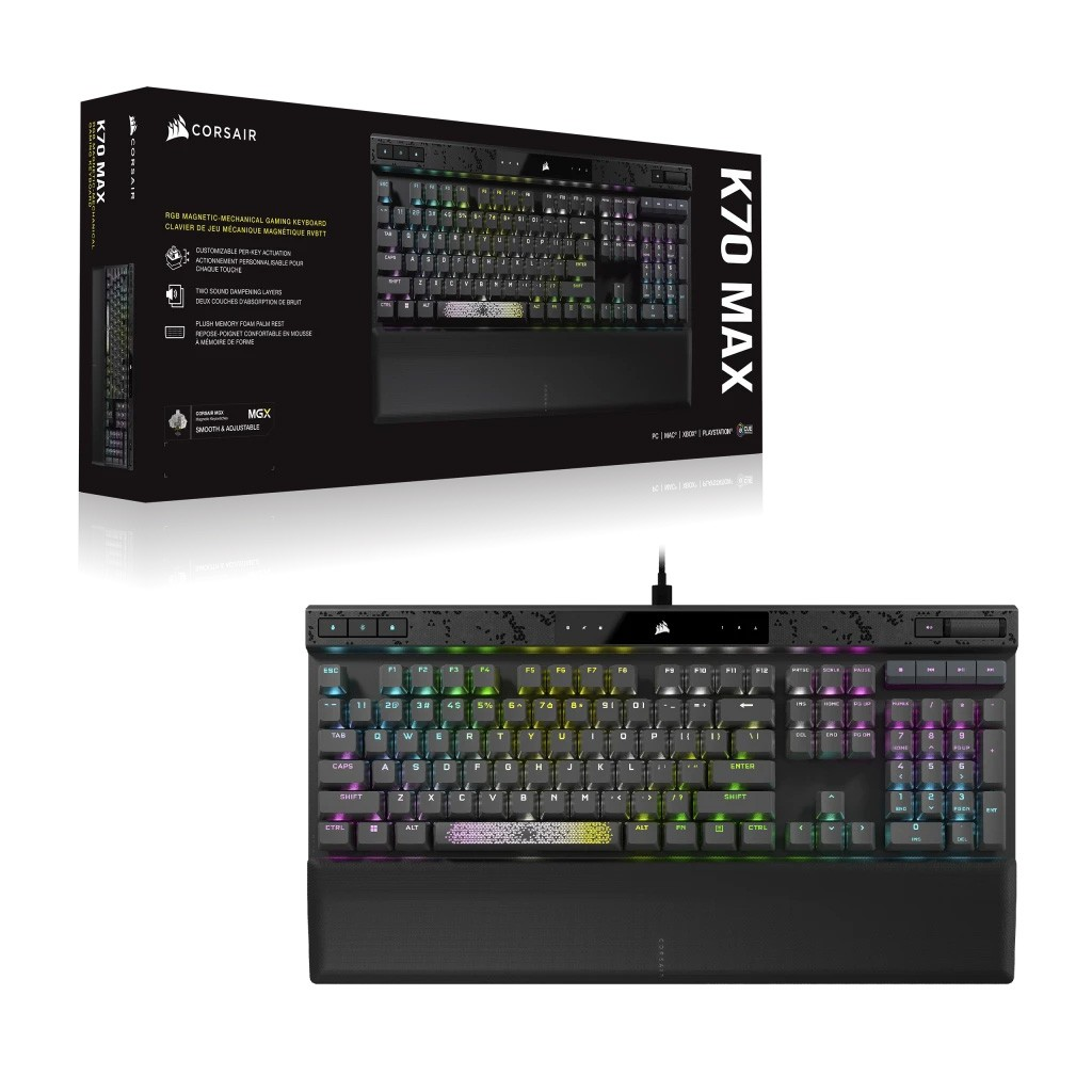 Corsair K70 MAX 磁性機械式機械式鍵盤